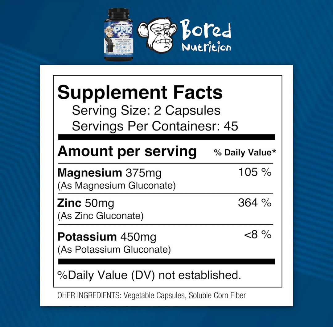 PMZ - Potassium + Magnesium + Zinc