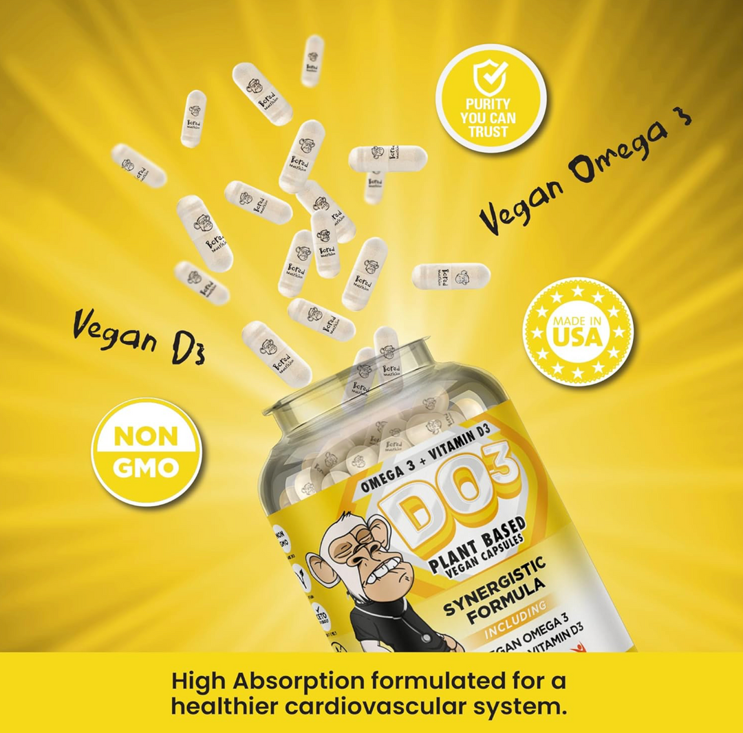 Vegan D3 + Vegan Omega 3 Vitamin DO3